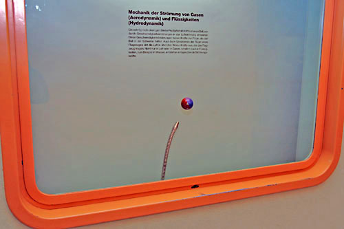 Bernoullis svvende bold som en permanent udstilling p Deutsches Museum i Mnchen
